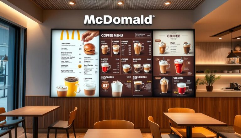 McDonald's Coffee Menu